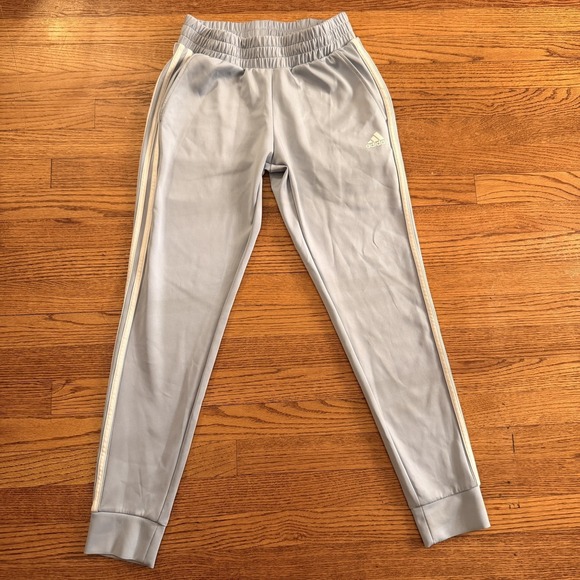 adidas Pants - Adidas 3-Stripe AEROREADY Active Jogger Ladies - Blue - Size Small‎ EUC